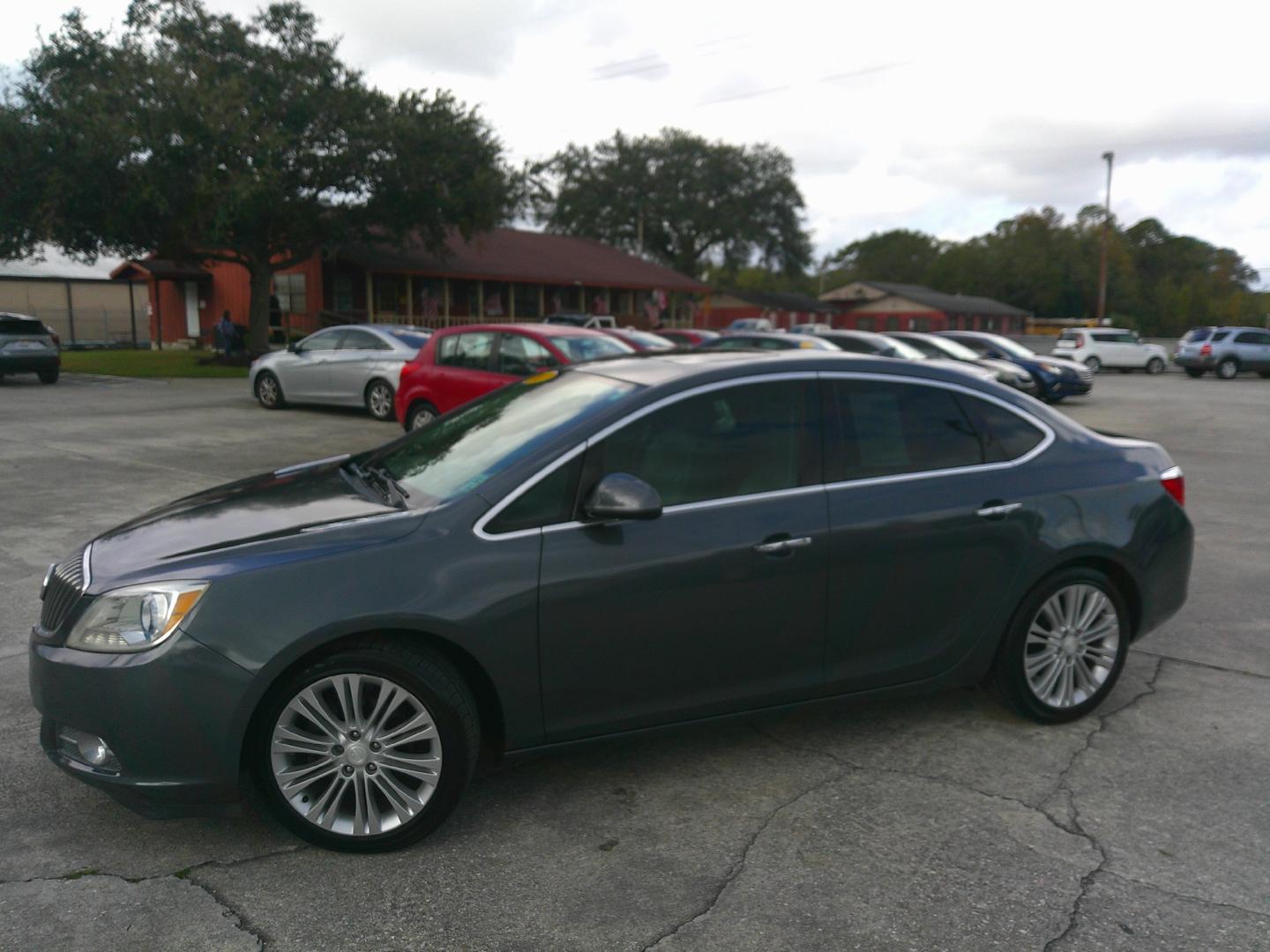 2013 GRAY BUICK VERANO CONVENIENCE (1G4PR5SK5D4) , located at 10405 Abercorn Street, Savannah, GA, 31419, (912) 921-8965, 31.988262, -81.131760 - Photo#1